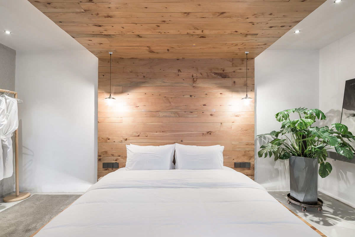 六安民宿--原生態(tài)素色風格民宿客房裝修設(shè)計