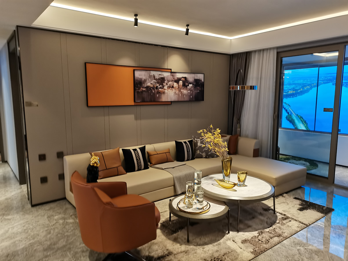 徐州.云龍湖金茂府D戶型樣板房裝修