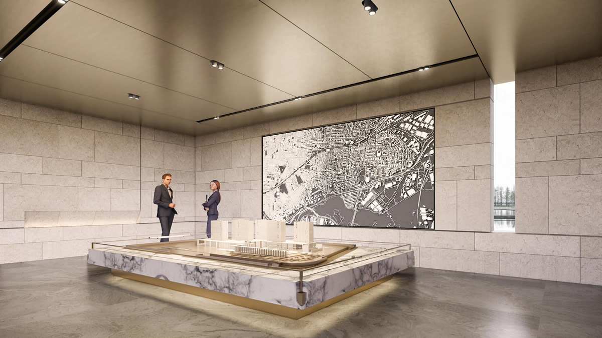 合肥.新書院文化的形式售樓部