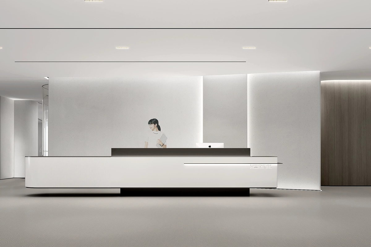 安徽安然科技800平方辦公室裝修