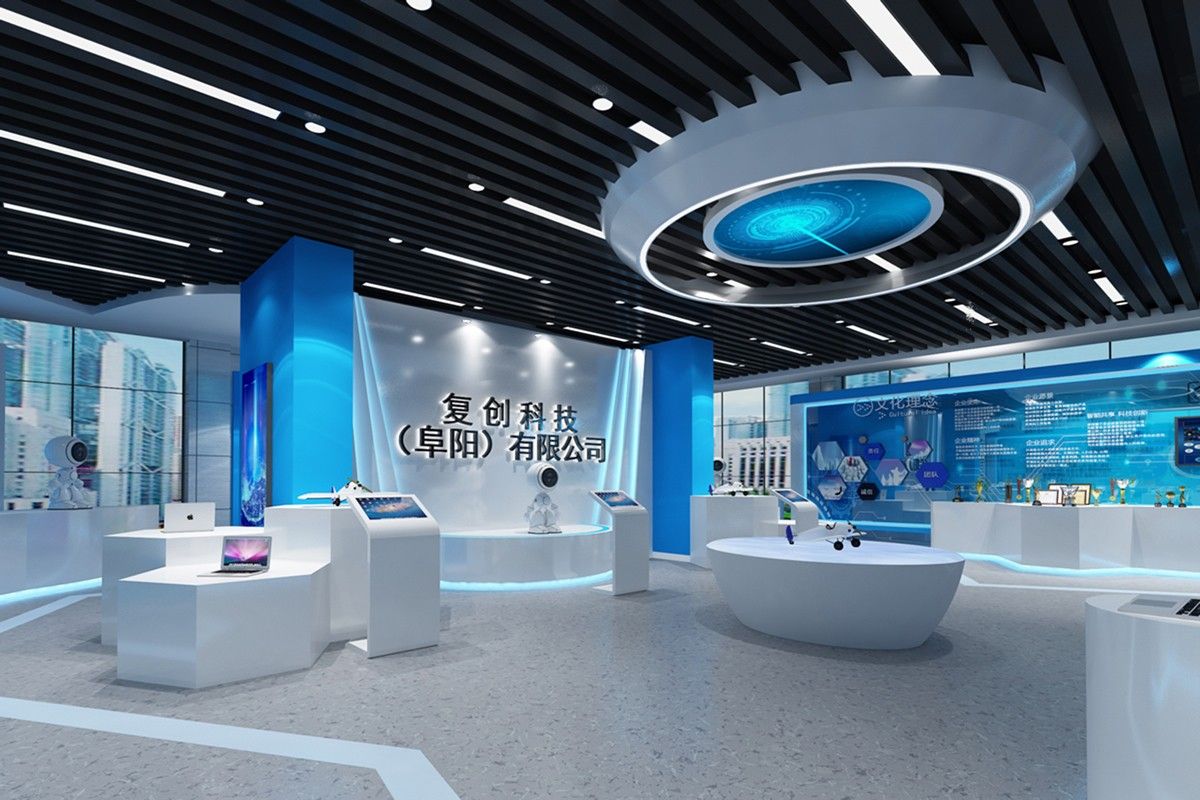 阜陽(yáng)復(fù)創(chuàng)科技500m&sup2;展廳